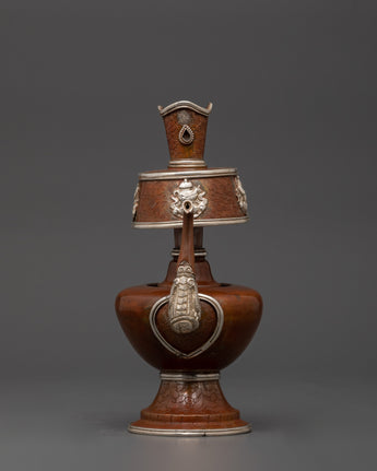 Handcrafetd Tibetan Bhumba Ritual Vase