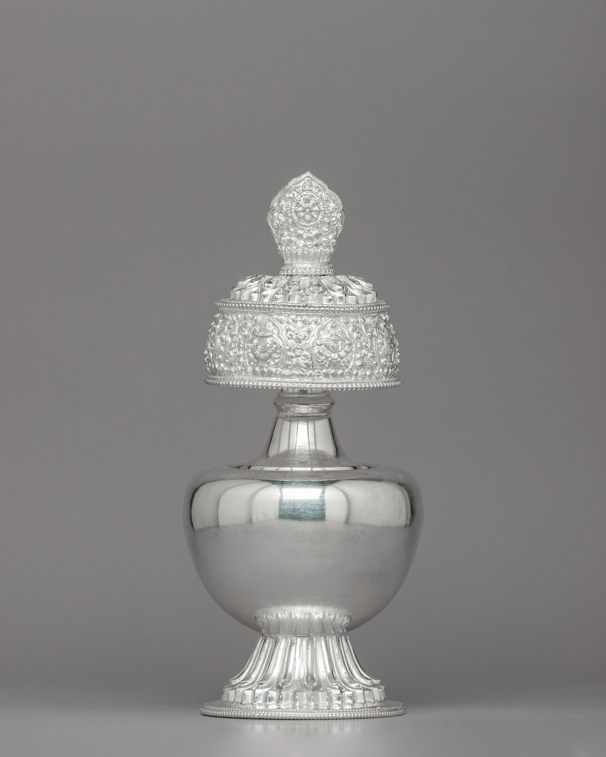 Silver Bhumba Ritual Vase