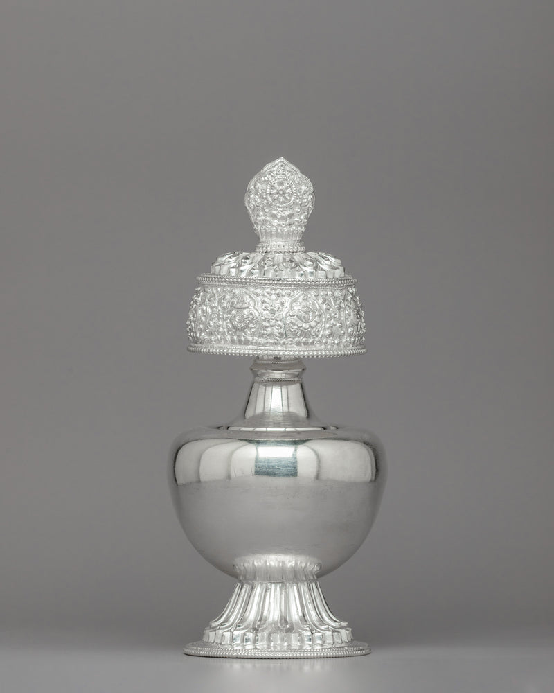 Silver Bhumba Ritual Vase