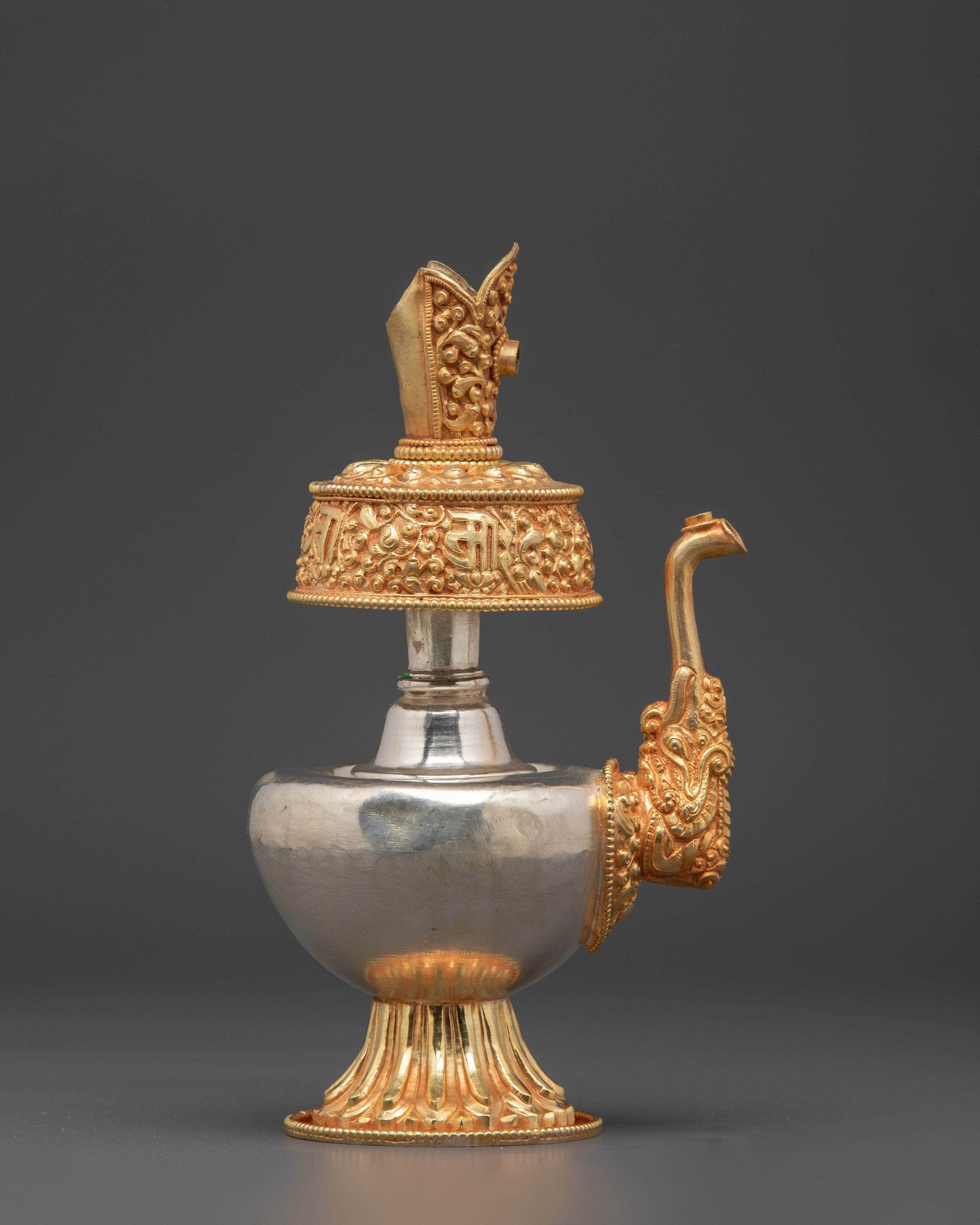 Handcrafted Bhumba For Altar | Traditional Tibetan Copper Ritual Vessel