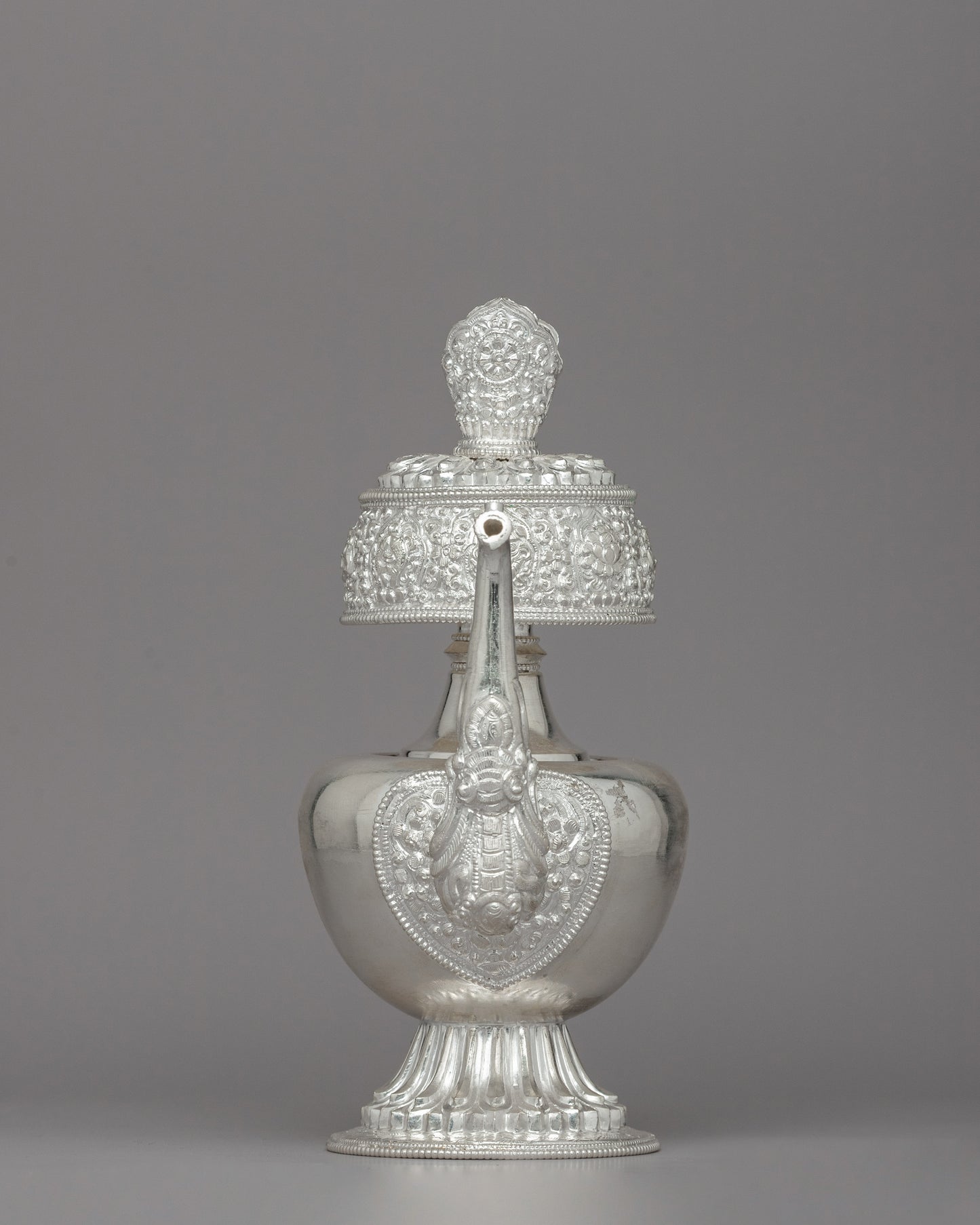 Silver Bhumba Ritual Vase