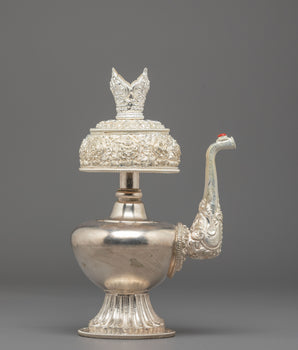 Handmade Silver Bhumba for Ritual 