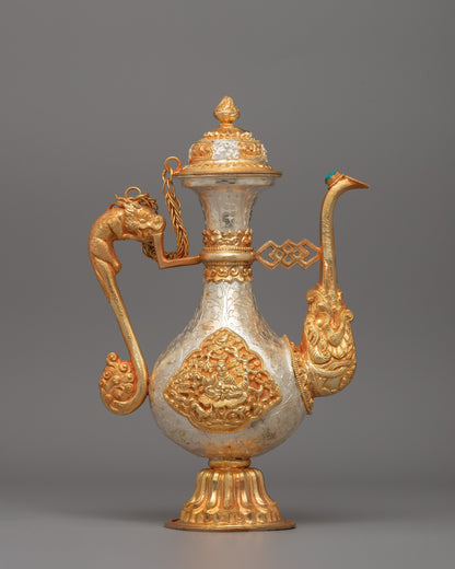 Traditional Tibetan Buddhist Ceremonial Ewer 