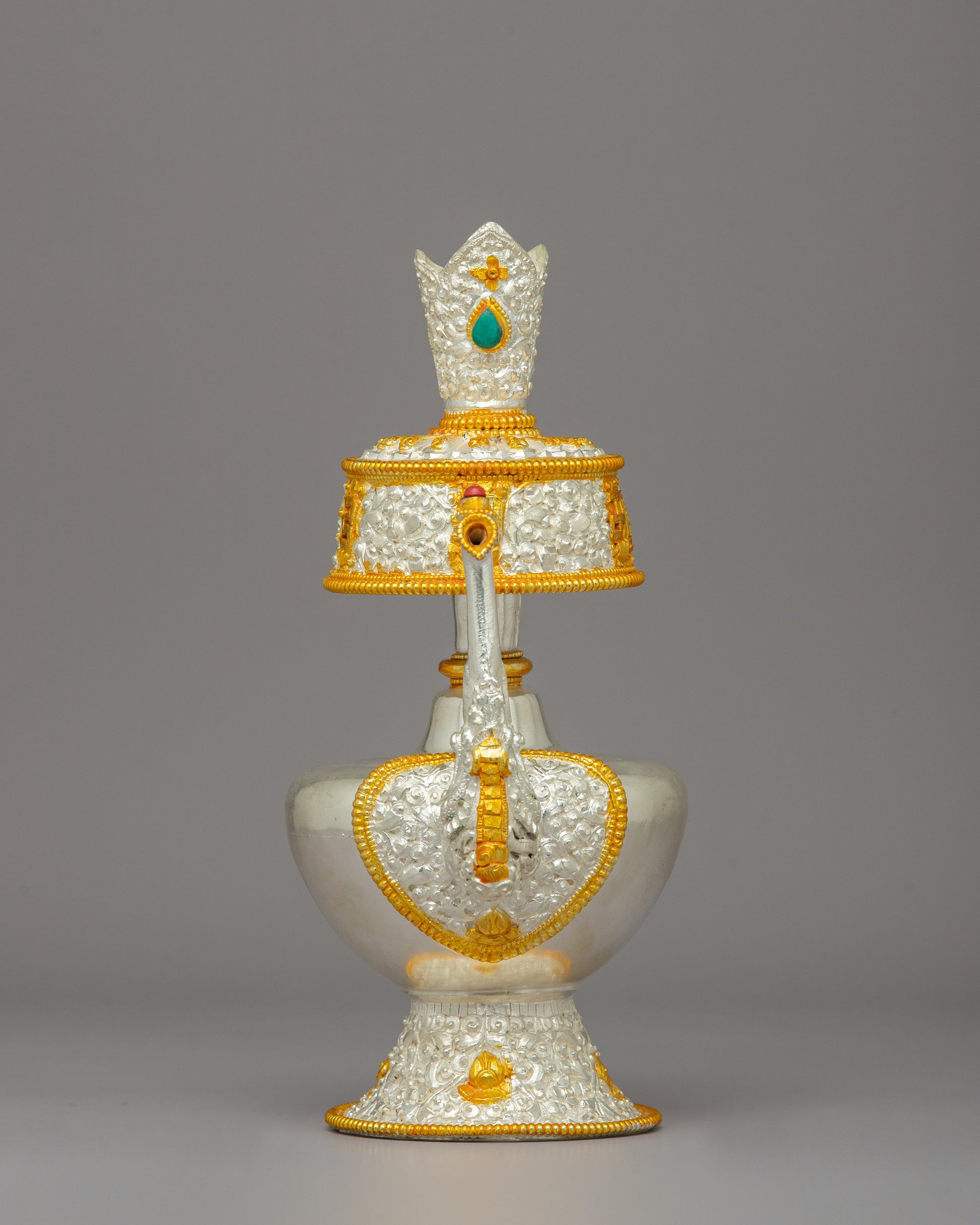 Handmade Tibetan Bhumba Buddhist Ritual Vase Bhumpa