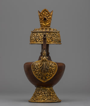  Gold & Silver-Plated Bhumba Ritual Vase