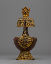 Gold & Silver-Plated Bhumba Ritual Vase