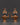 Copper Bumpa Set with Bird-Form Spouts