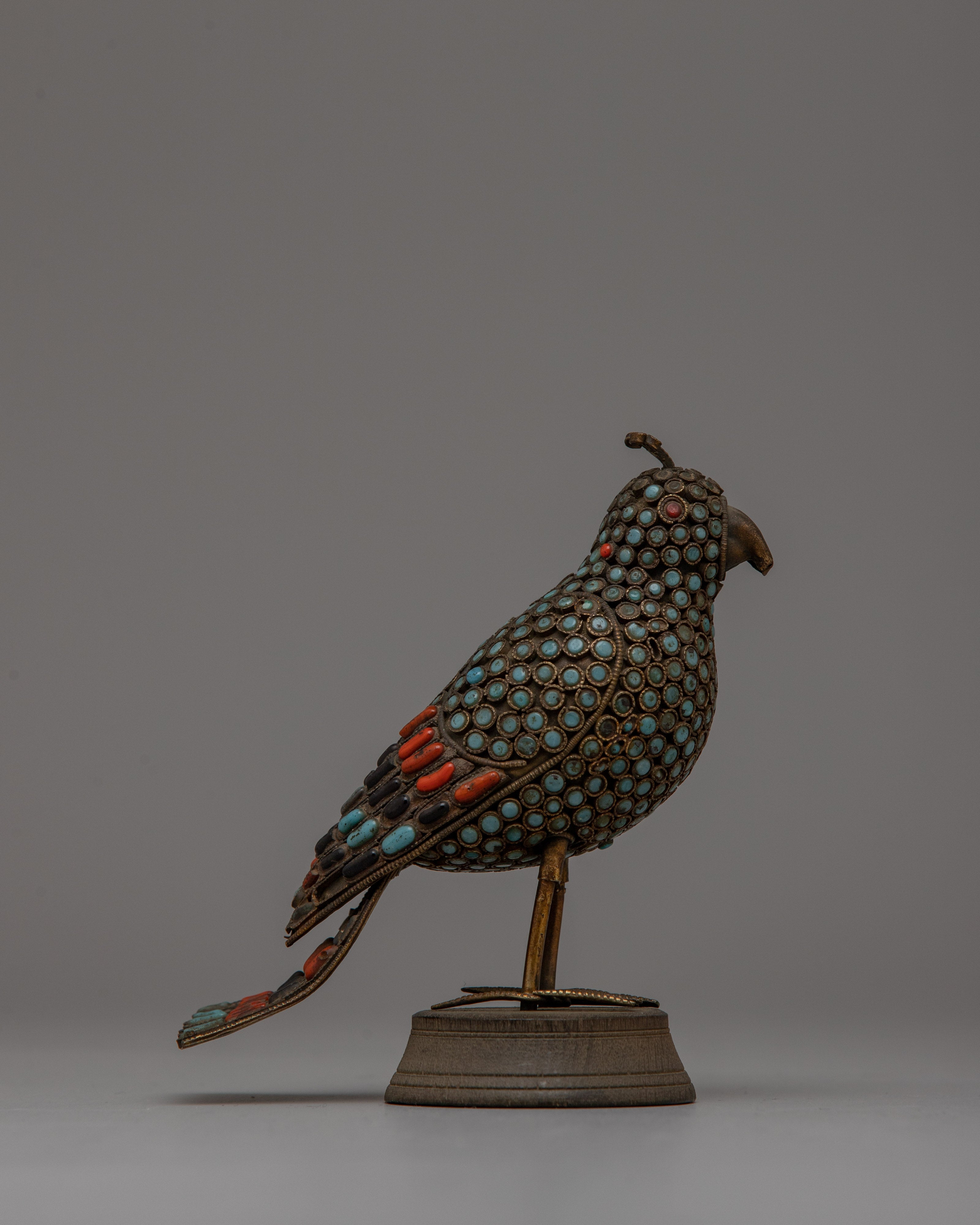 Decorative Brass Bird Sculpture
