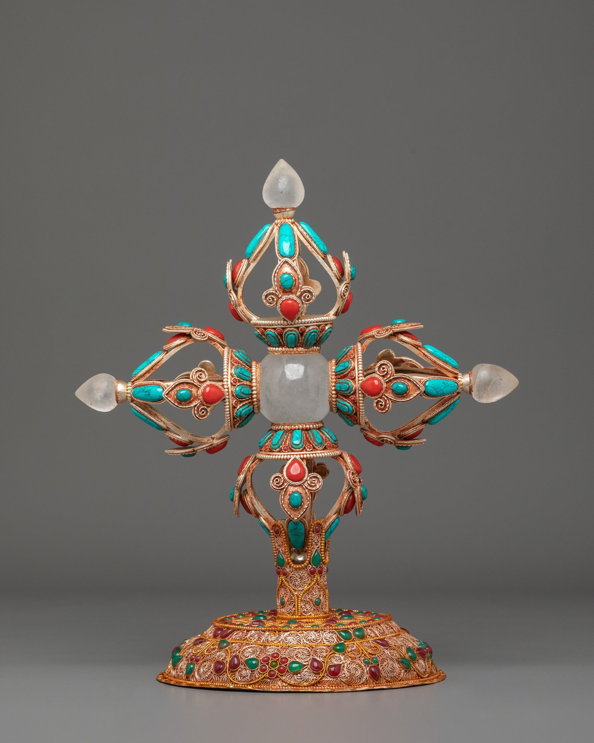 Crystal Tibetan Bishow Vajra