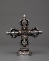 iron-bishwo-vajra-with-a-stand-base