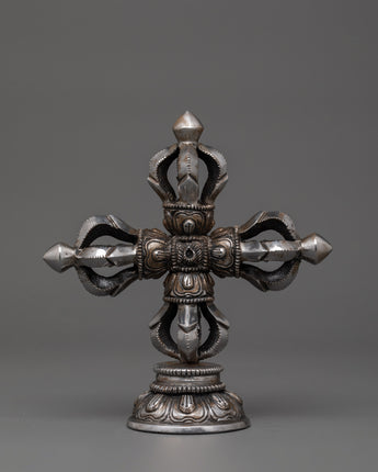 iron-bishwo-vajra-with-a-stand-base