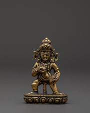 Tibetan Black Dzambhala Statue
