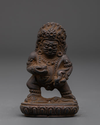 black-dzambala-statue