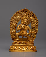 Black Dzambhala Sadhana Statue