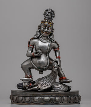Iron Black Dzambhala Statue