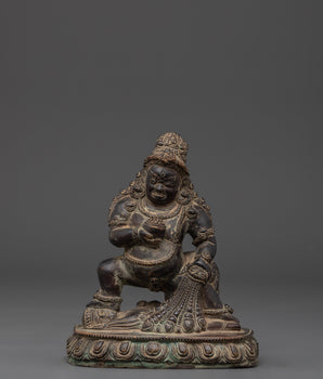 Sacred Black Dzambhala Statue