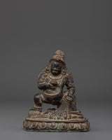 Sacred Black Dzambhala Statue