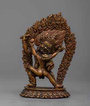 Buddhism Black Dzambhala Statue