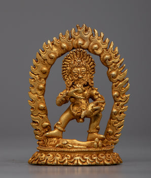 Black Dzambhala Buddha Statue