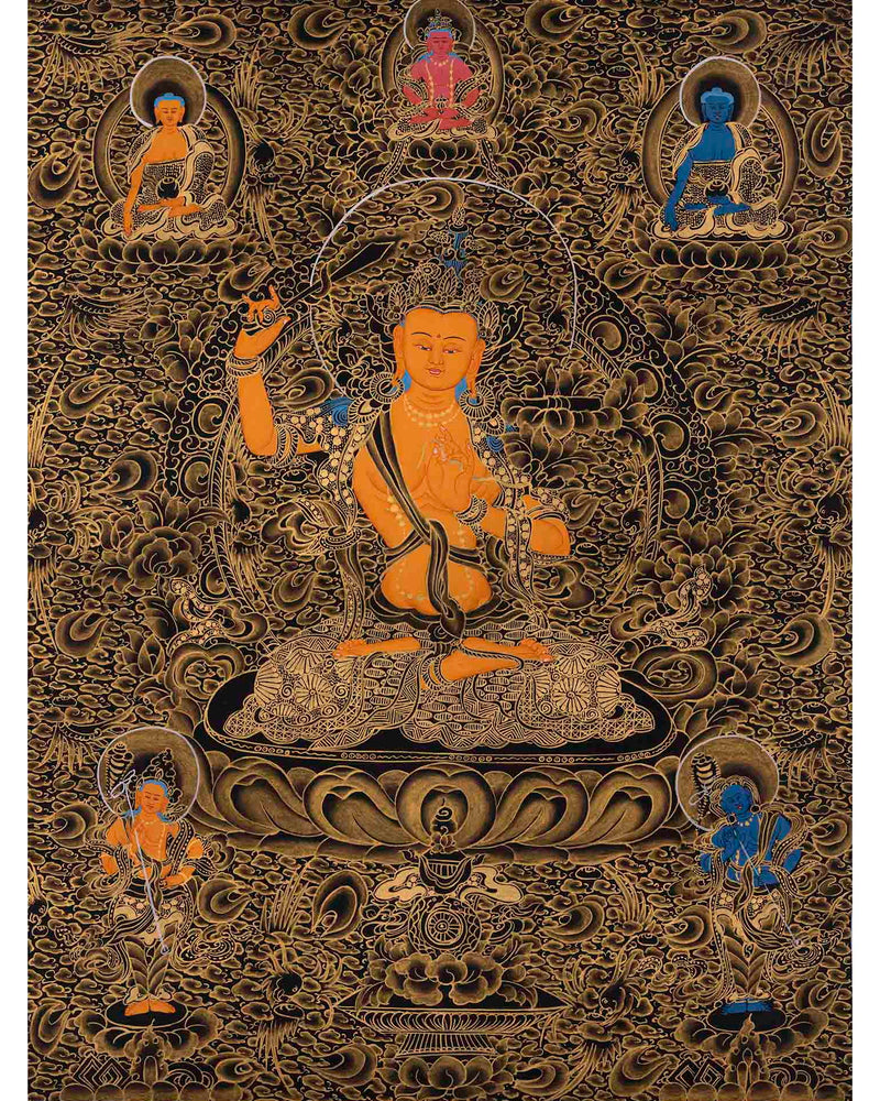 Arya Boddhisattva Manjushri Thangka