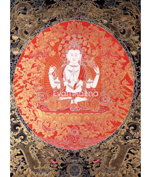 Bodhisattva Chenresig Thangka