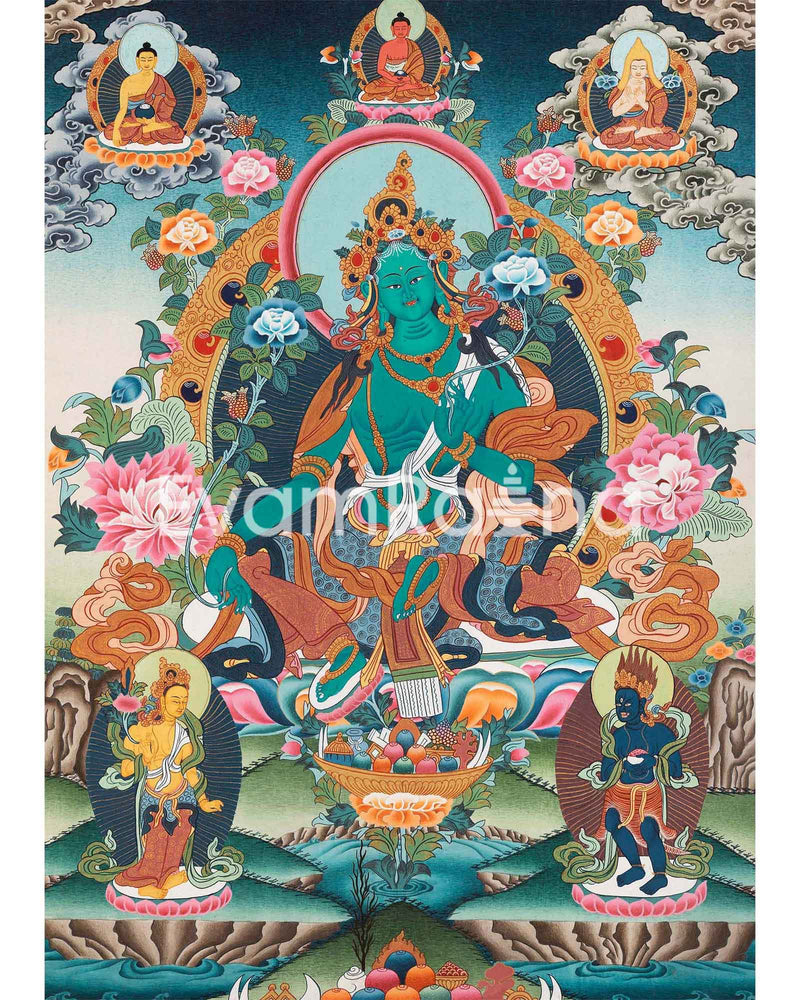 Bodhisattva Green Tara 