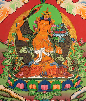 Bodhisattva Manjushree Thangka