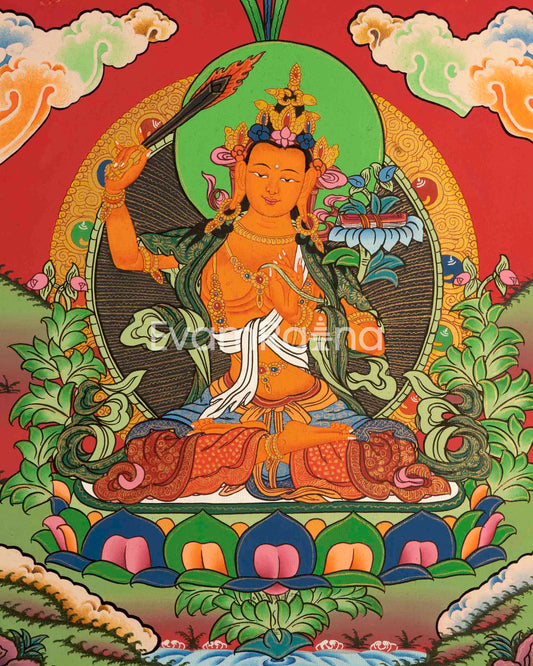 Bodhisattva Manjushree Thangka