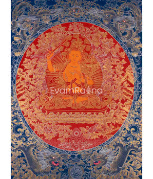 Bodhisattva Manjushree Thangka