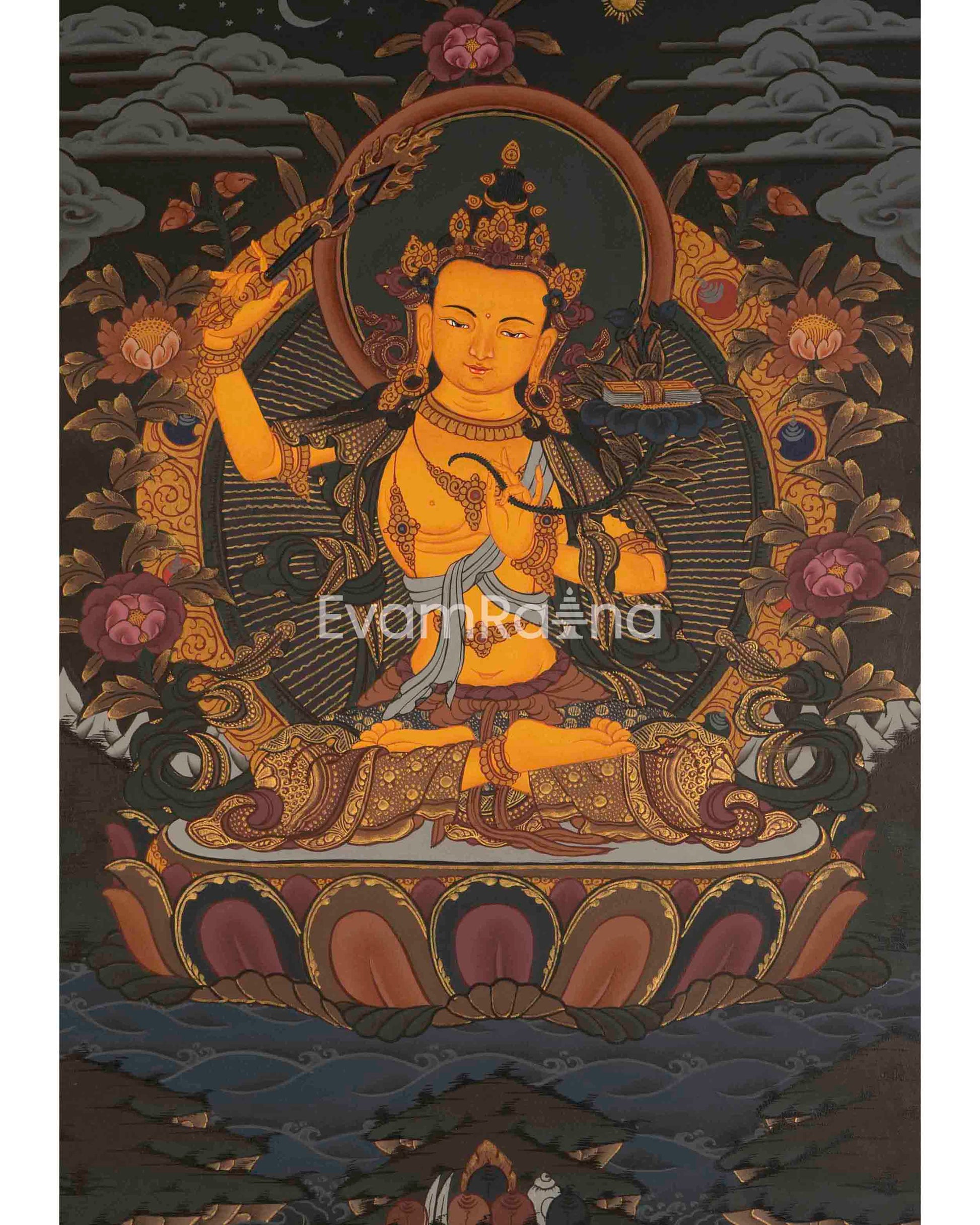 Bodhisattva Manjushree Thangka