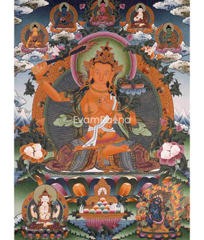 Bodhisattva Manjushree Thangka
