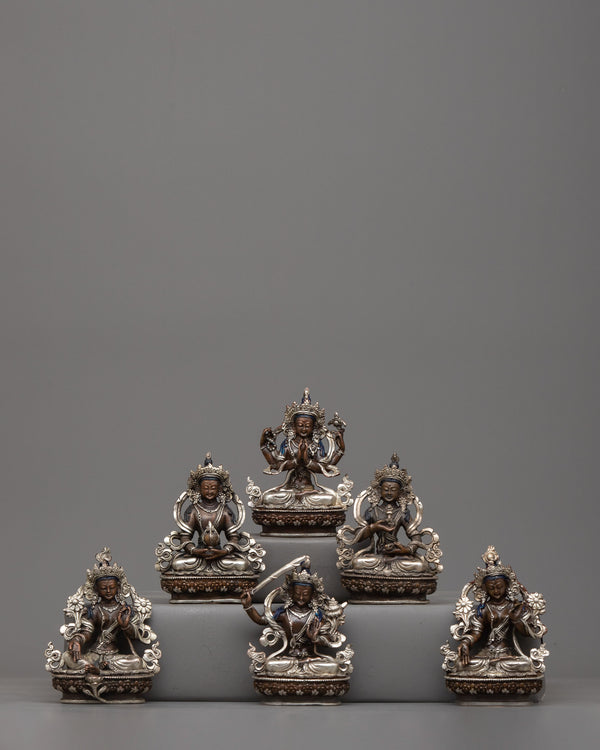 Machine Made Bodhisattva Statues Set