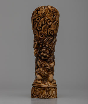 Handcarved Bone Vajrapani Stamp 