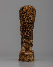 Handcarved Bone Vajrapani Stamp