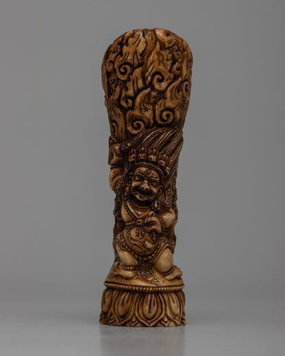 Handcarved Bone Vajrapani Stamp 