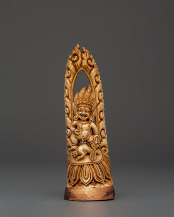 Tibetan Wooden Bone Ritual figurine