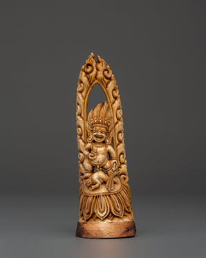Tibetan Wooden Bone Ritual figurine
