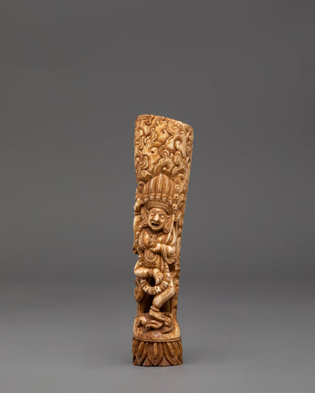 Bernagchen Mahakala Bone Statue