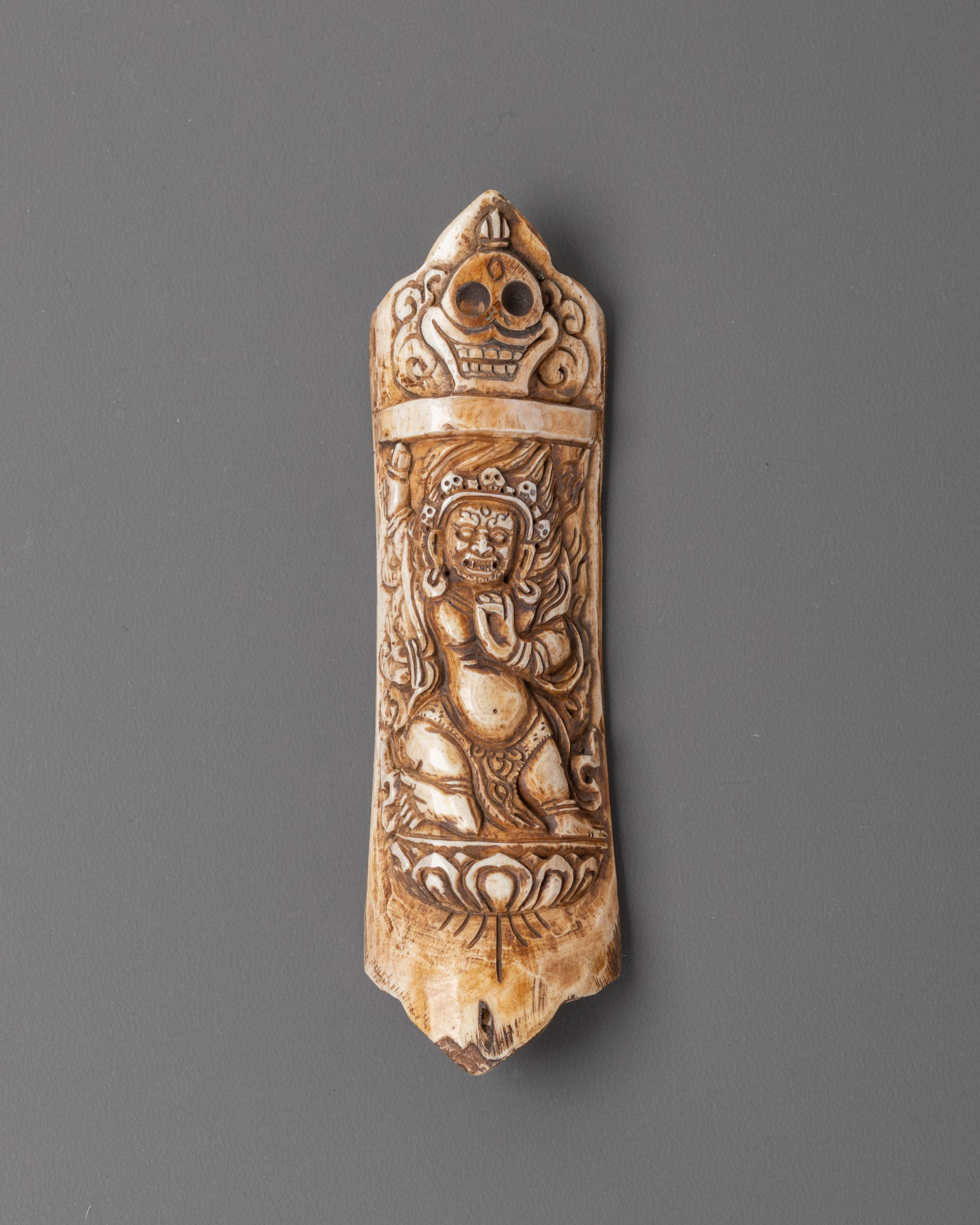 Fierce Protector Deity Mahakala Bone