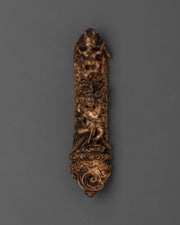 Sacred Bone Carving with Divine Deities