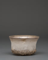 Tibetan Silver Offering Bowl 