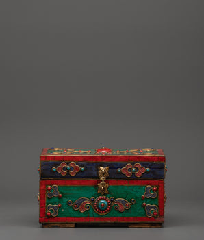  Tibetan Jewelry Box 