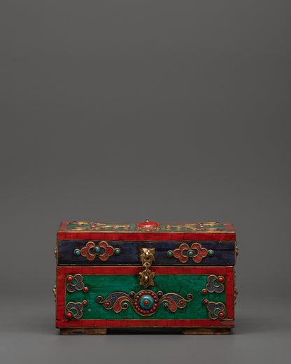  Tibetan Jewelry Box 