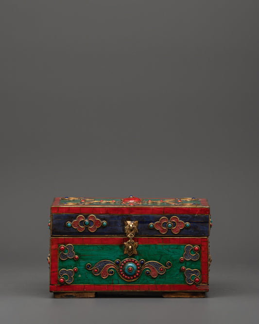  Tibetan Jewelry Box 