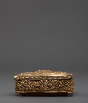 Decorative Gold Plated Keepsake Box