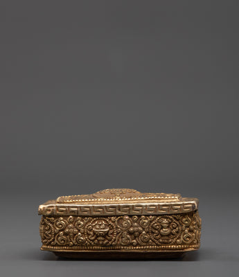 Decorative Gold Plated Keepsake Box