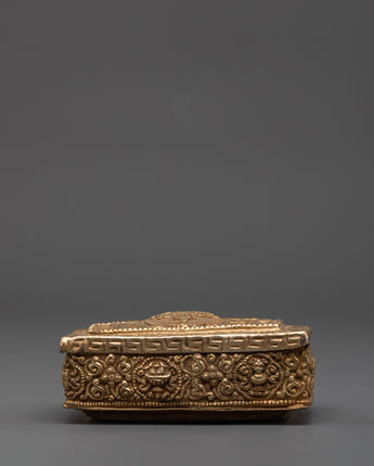 Decorative Gold Plated Keepsake Box