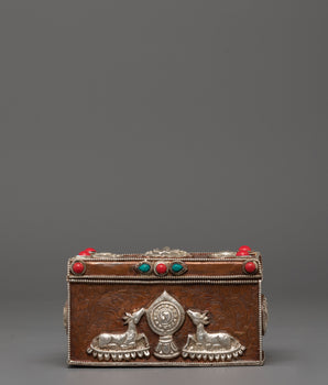 Tibetan Dharma Wheel Box
