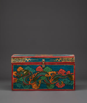 Handcrafted Tibetan Dragon Chest