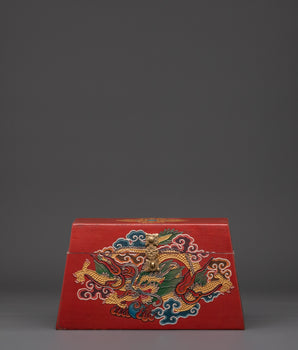 Handcrafted Tibetan Jewelry Box | Spiritual Feng Shui Decorative Artifact Decor